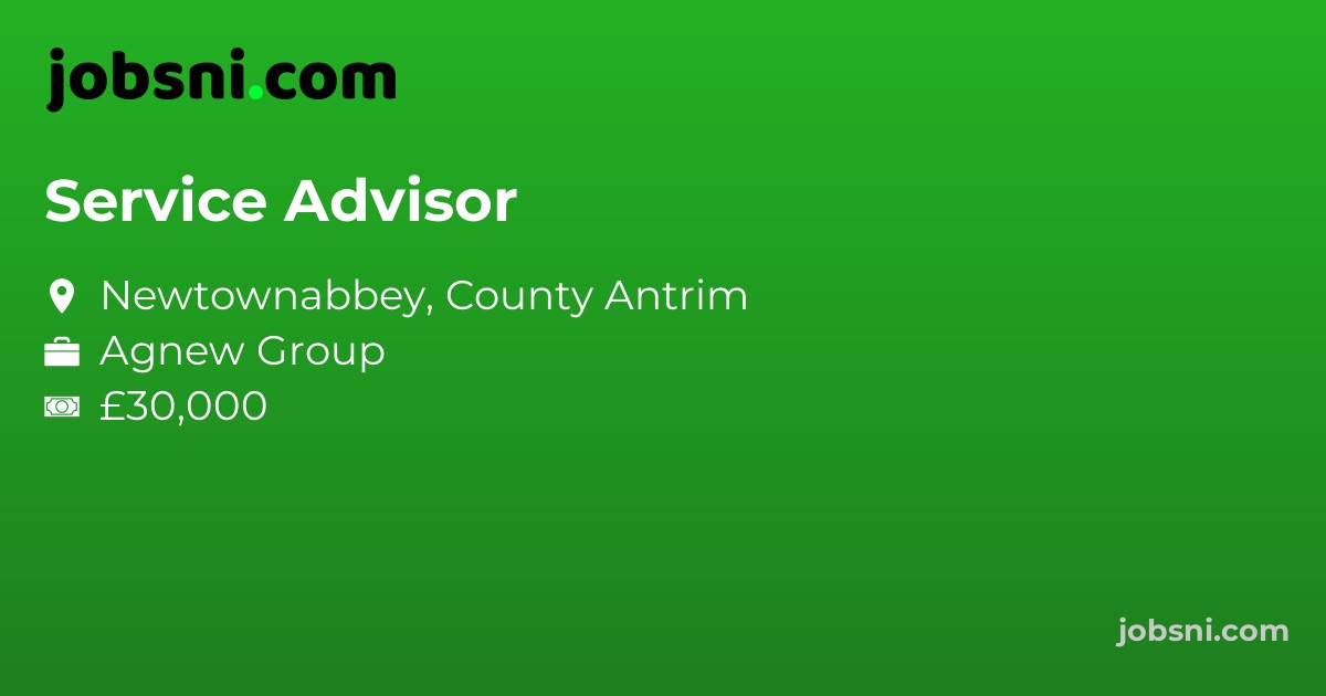 Service Advisor - Apply Now
