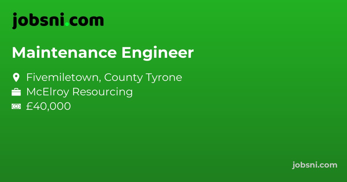 Maintenance Engineer