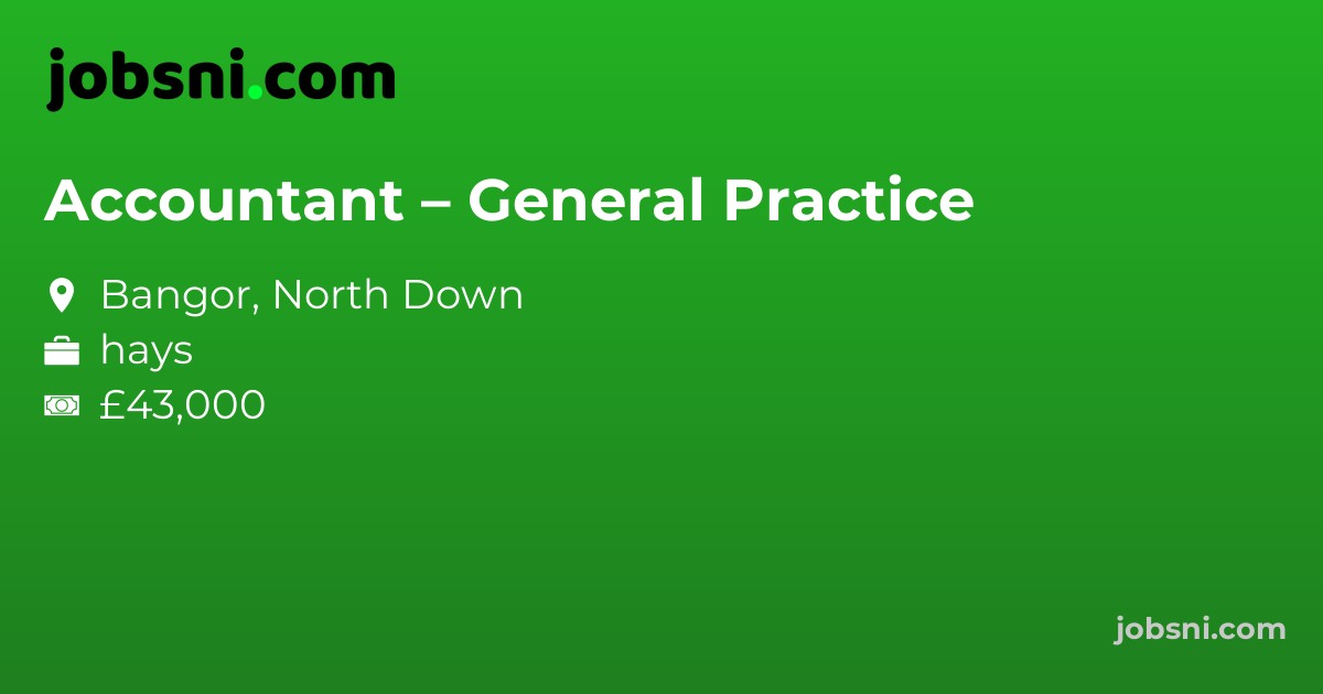 Accountant – General Practice