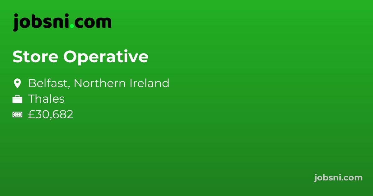 Store Operative