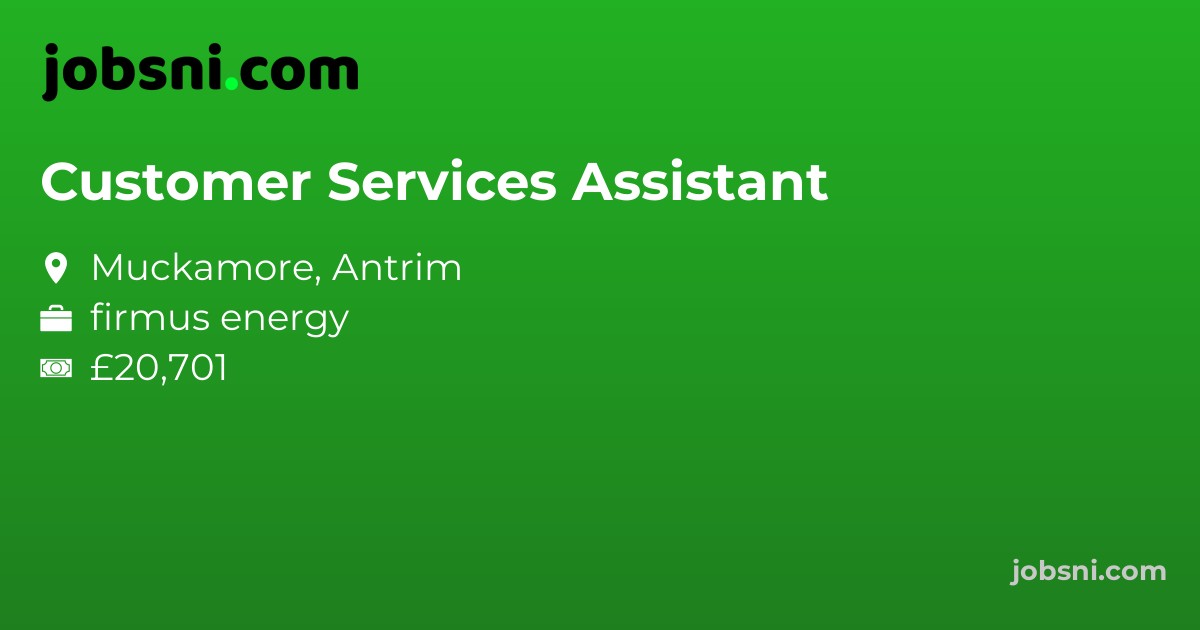 Customer Services Assistant