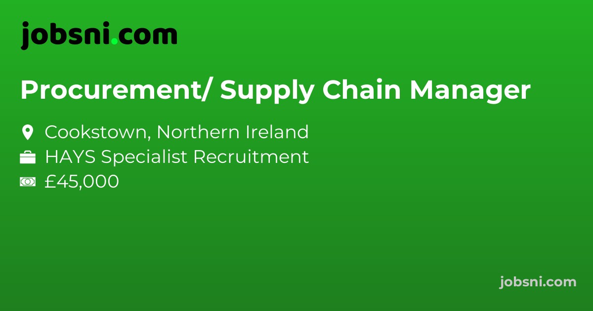 Procurement/ Supply Chain Manager