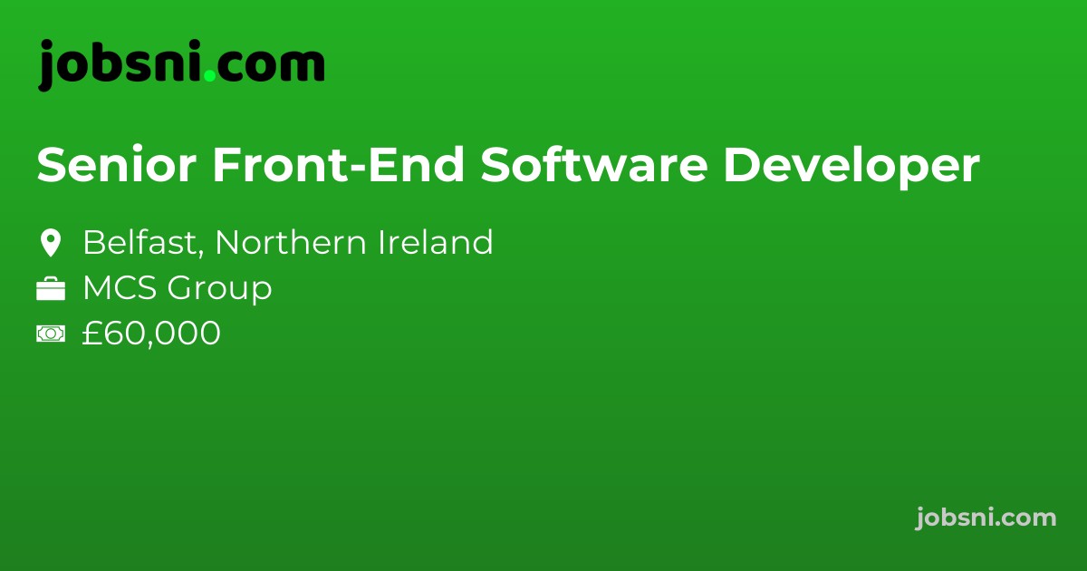 Senior Front-End Software Developer