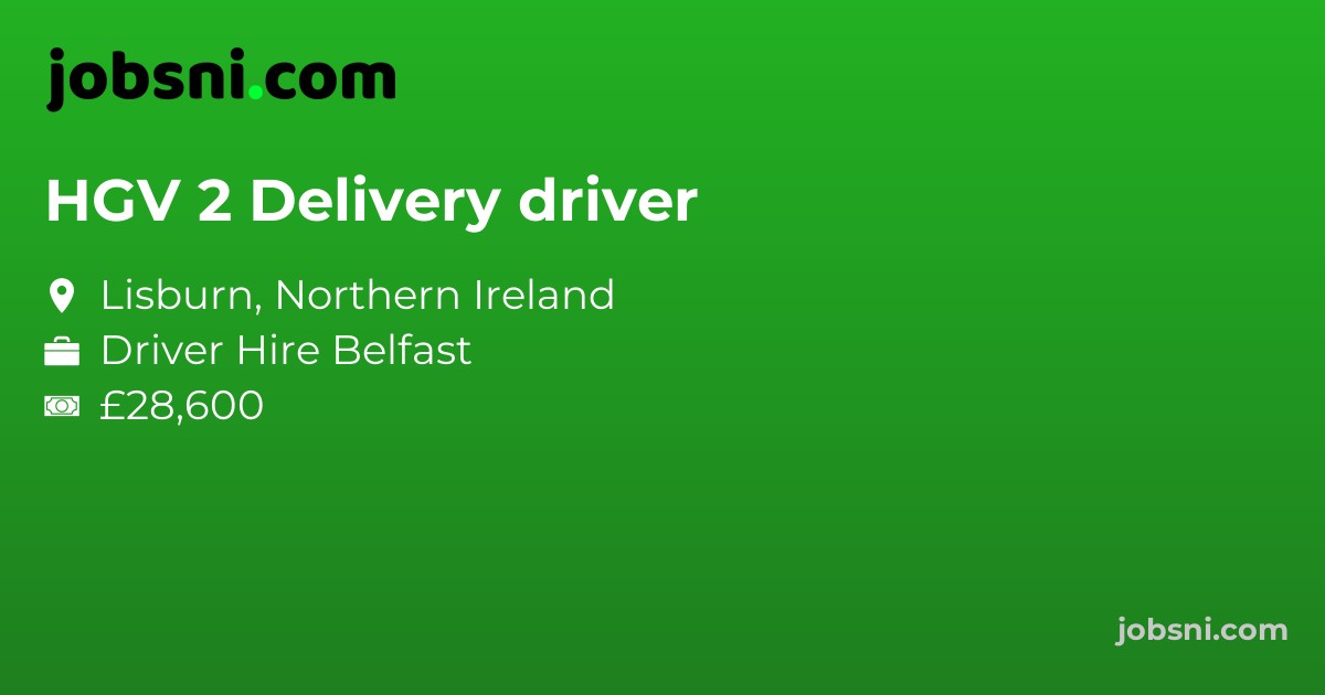 HGV 2 Delivery driver