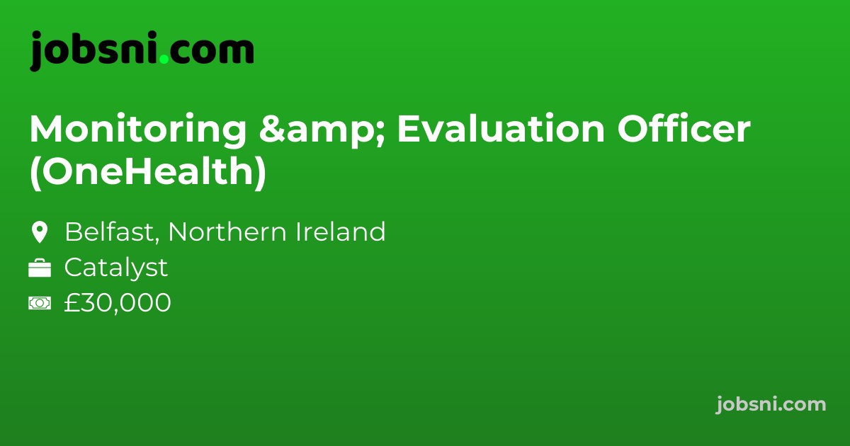 Monitoring & Evaluation Officer (OneHealth)