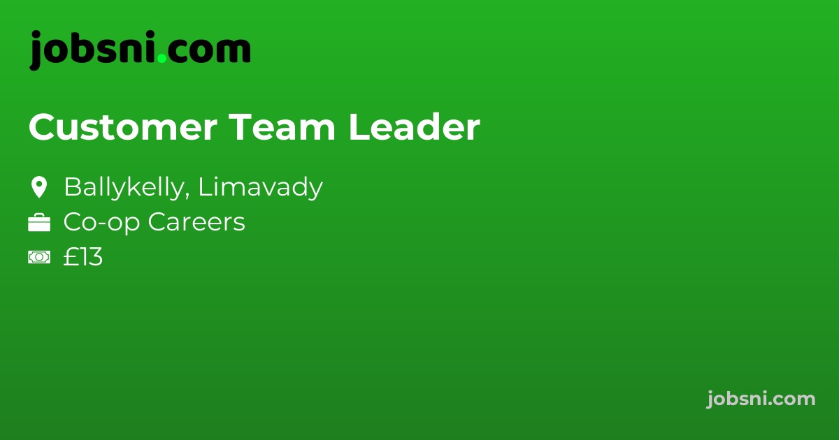 Customer Team Leader