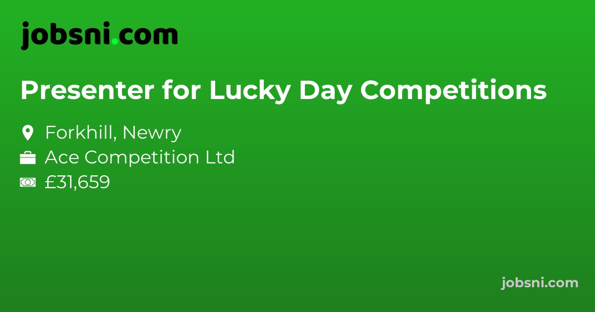 Presenter for Lucky Day Competitions