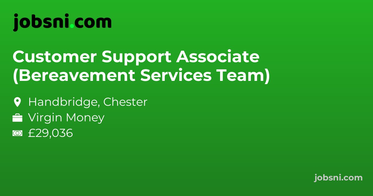 Customer Support Associate (Bereavement Services Team)