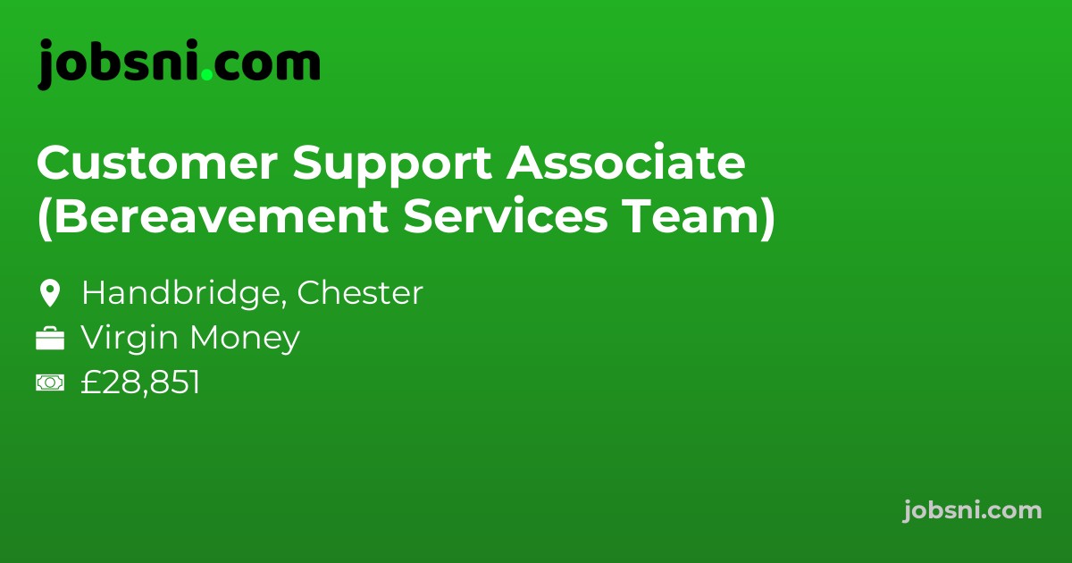 Customer Support Associate (Bereavement Services Team)