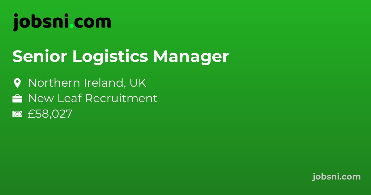 Senior Logistics Manager