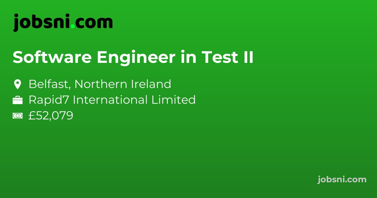Software Engineer in Test II