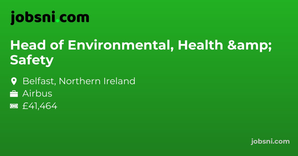 Head of Environmental, Health & Safety