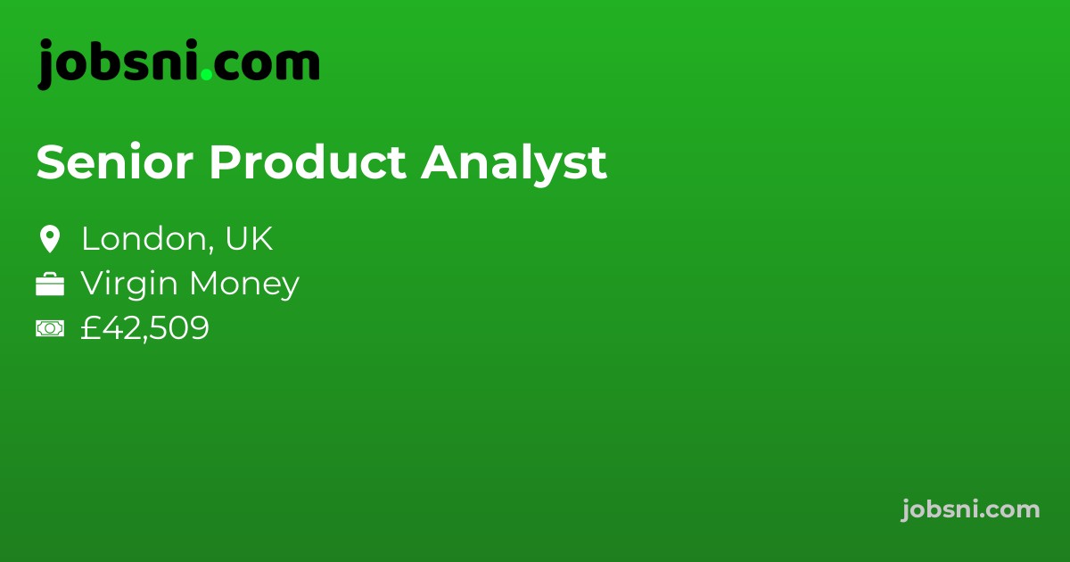 Senior Product Analyst