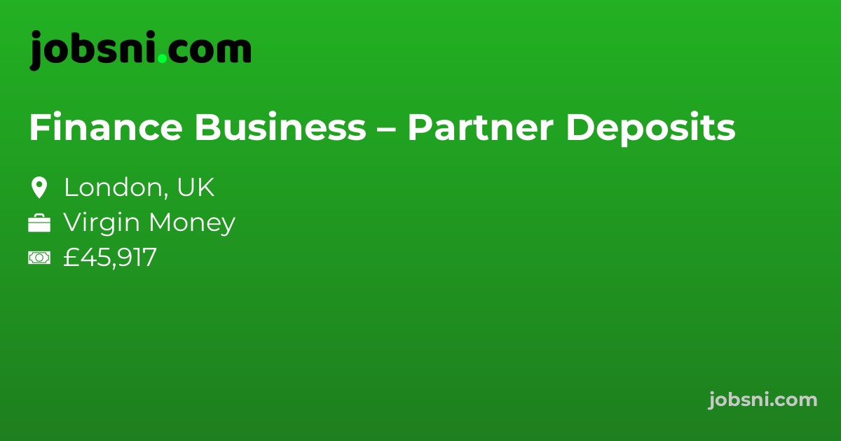 Finance Business – Partner Deposits