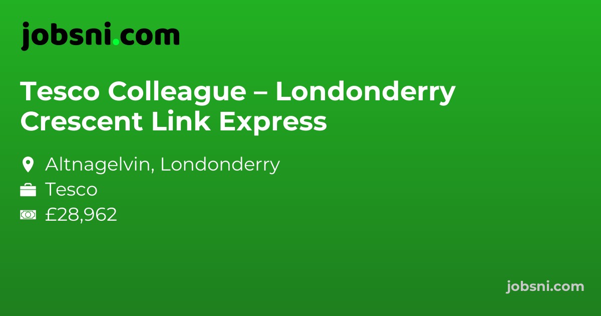 Tesco Colleague – Londonderry Crescent Link Express