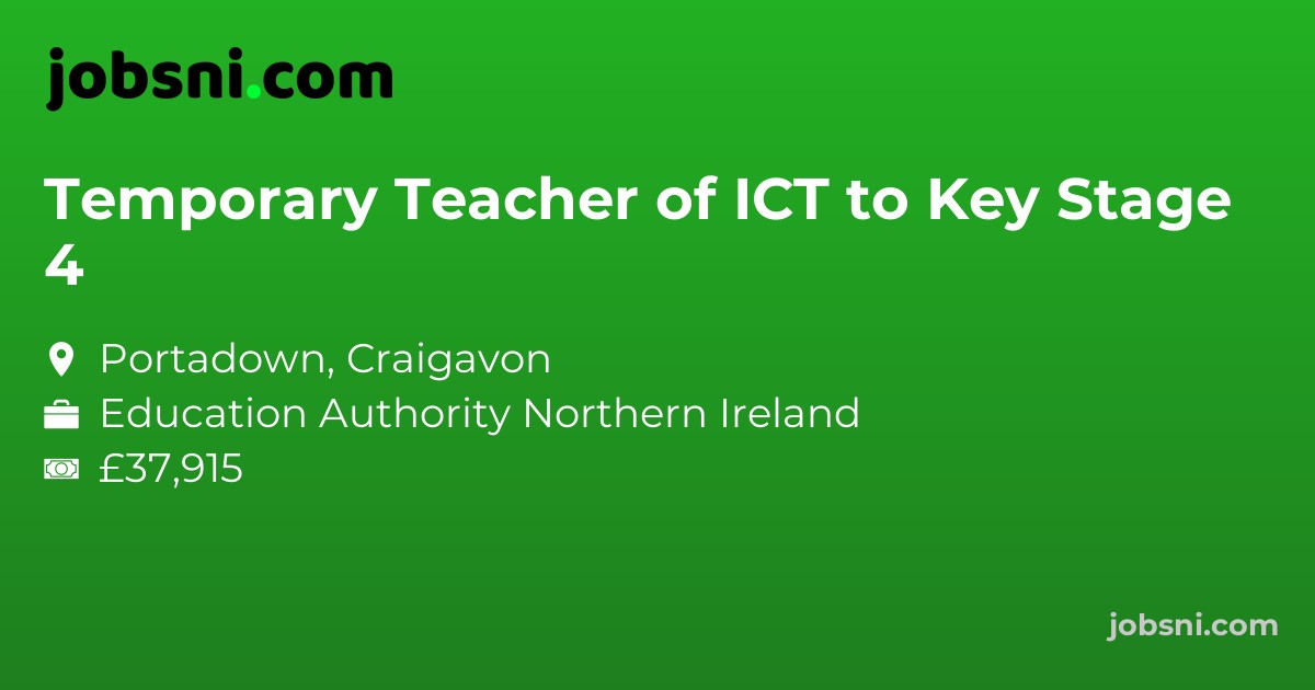 Temporary Teacher of ICT to Key Stage 4