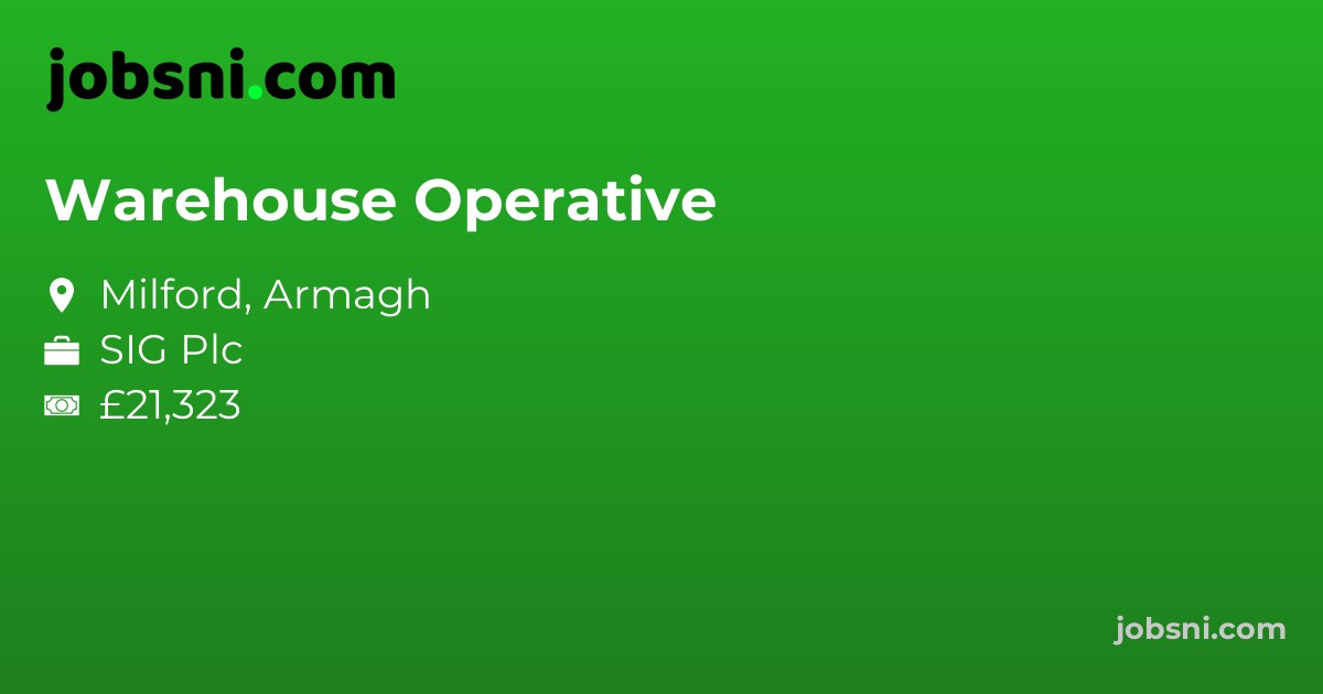 Warehouse Operative