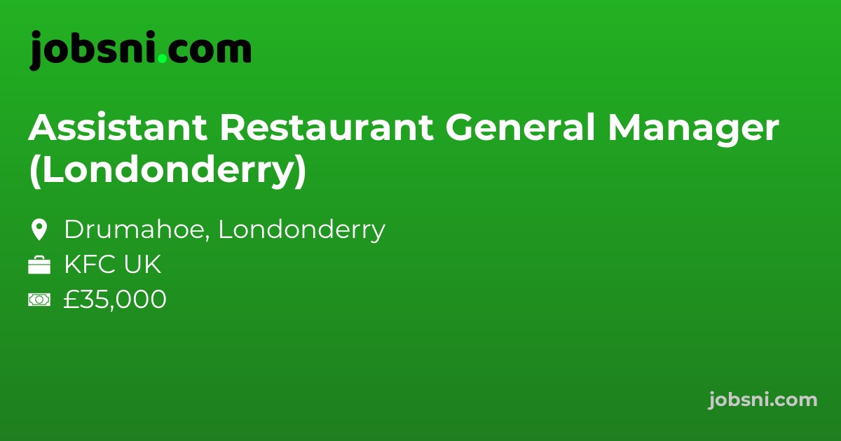 Assistant Restaurant General Manager (Londonderry)