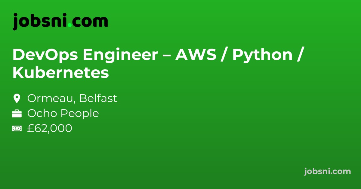 DevOps Engineer – AWS / Python / Kubernetes
