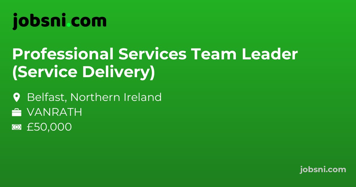 Professional Services Team Leader (Service Delivery)