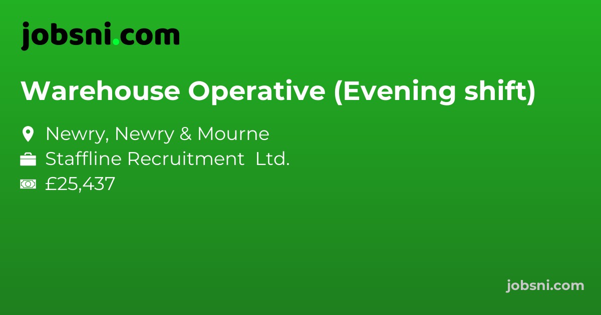 Warehouse Operative (Evening shift)