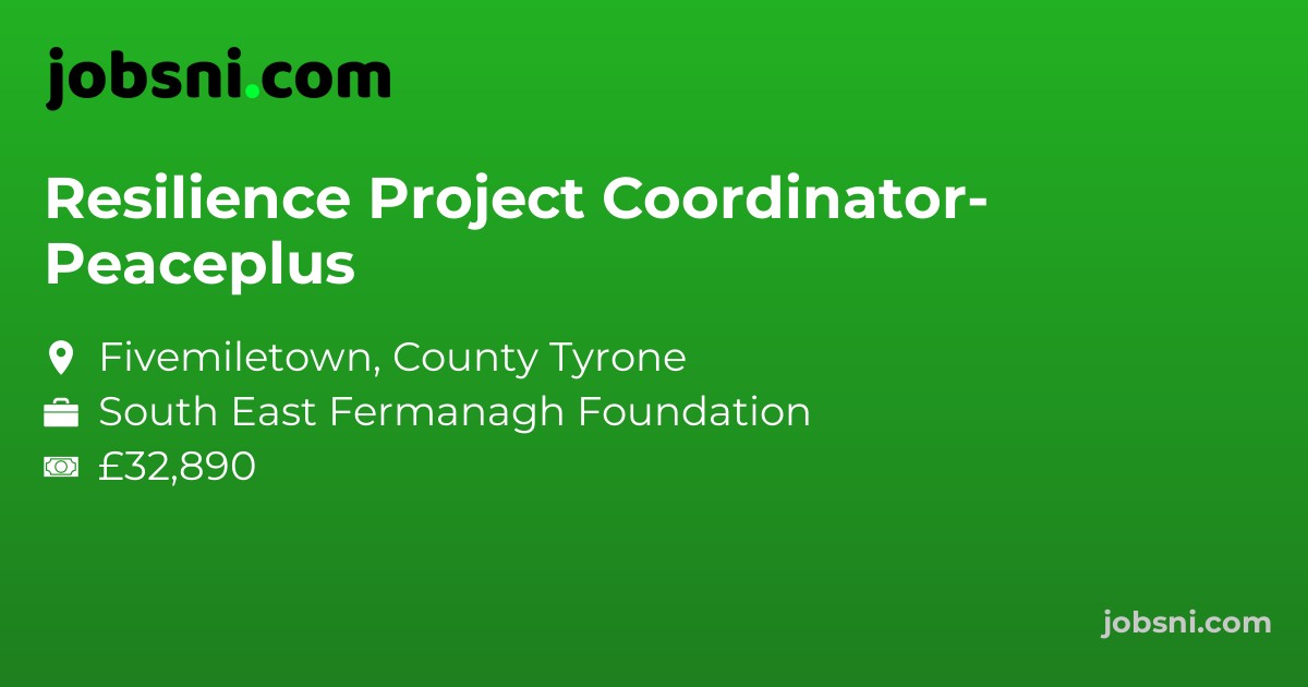 Resilience Project Coordinator- Peaceplus