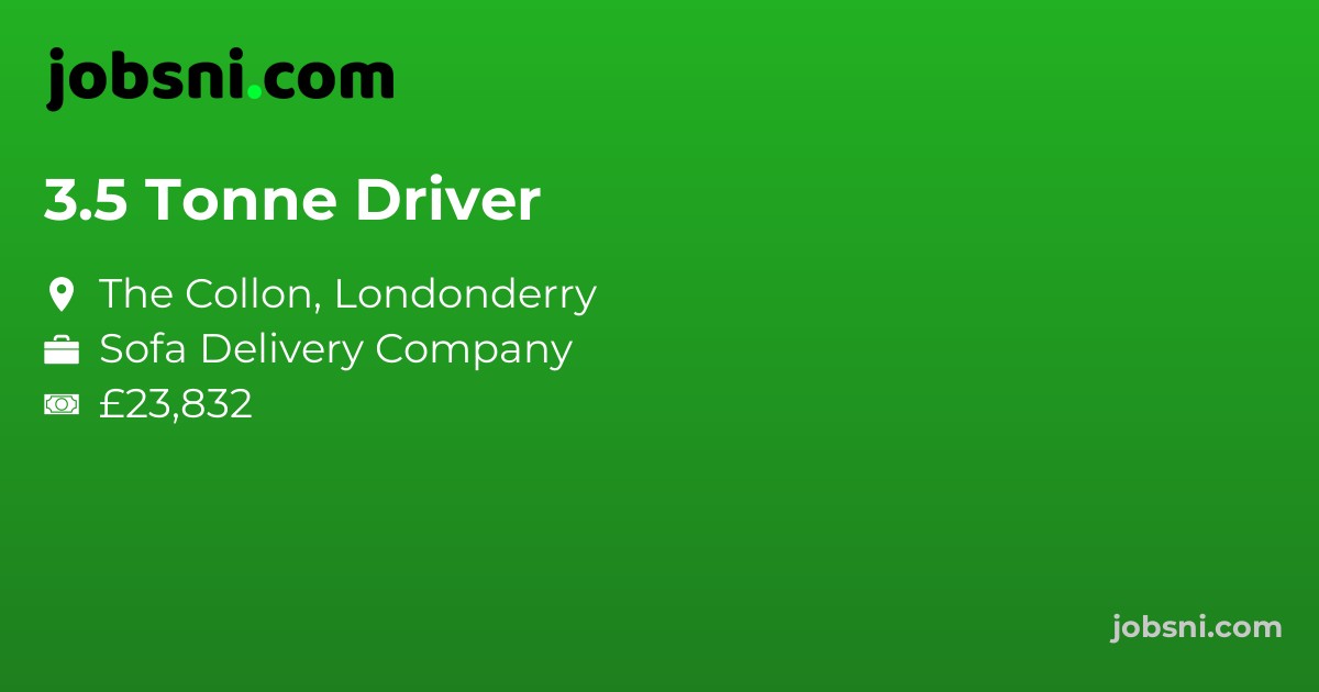 3.5 Tonne Driver