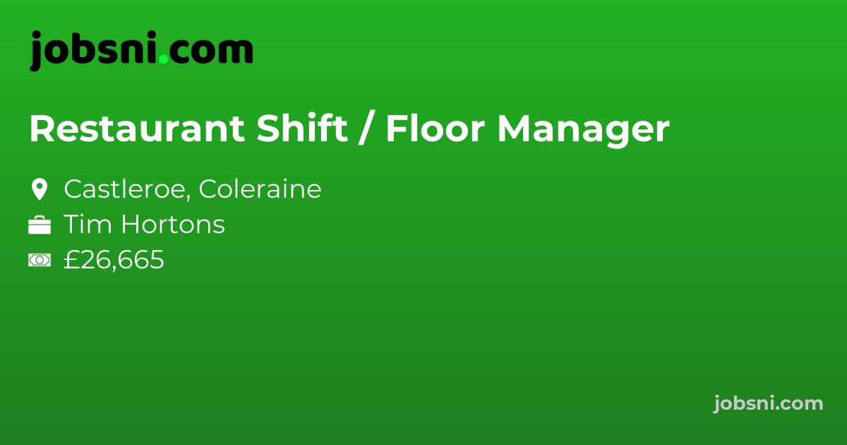 Restaurant Shift / Floor Manager