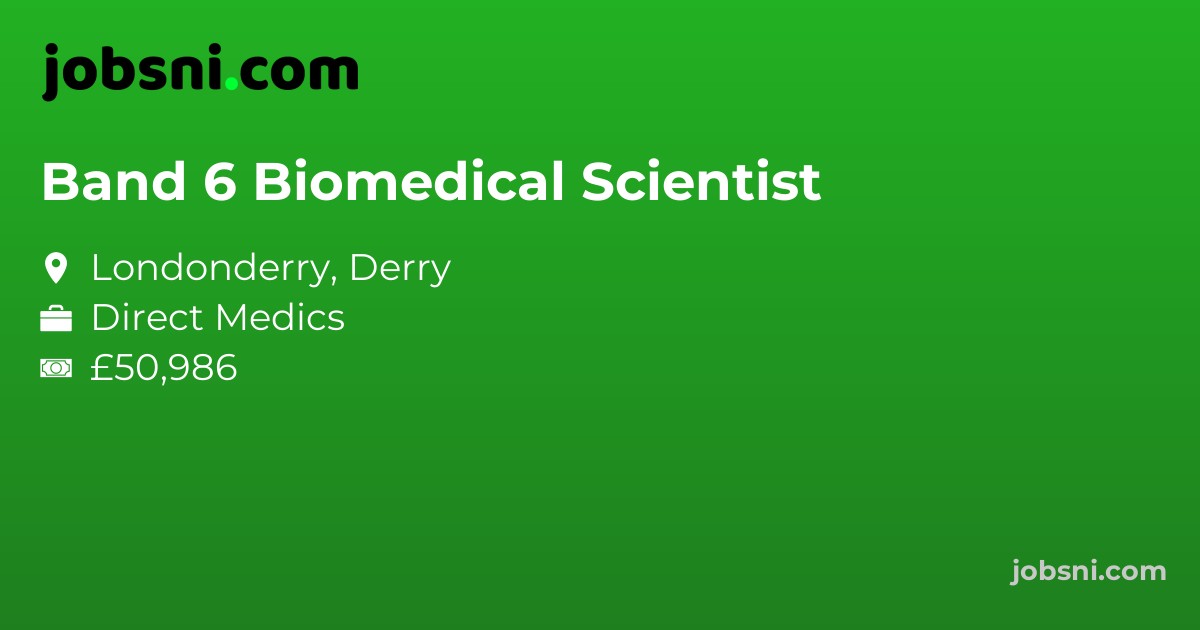 Band 6 Biomedical Scientist