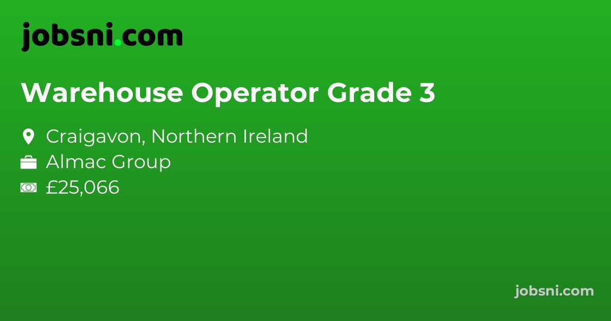 Warehouse Operator Grade 3