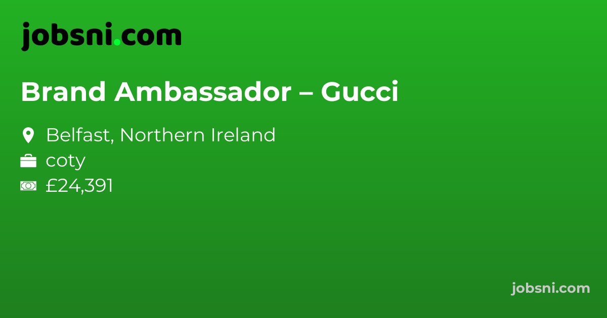 Brand Ambassador – Gucci
