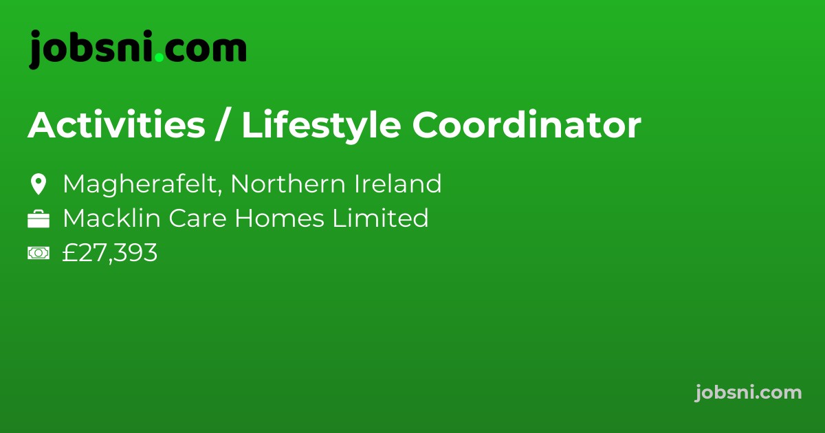 Activities / Lifestyle Coordinator