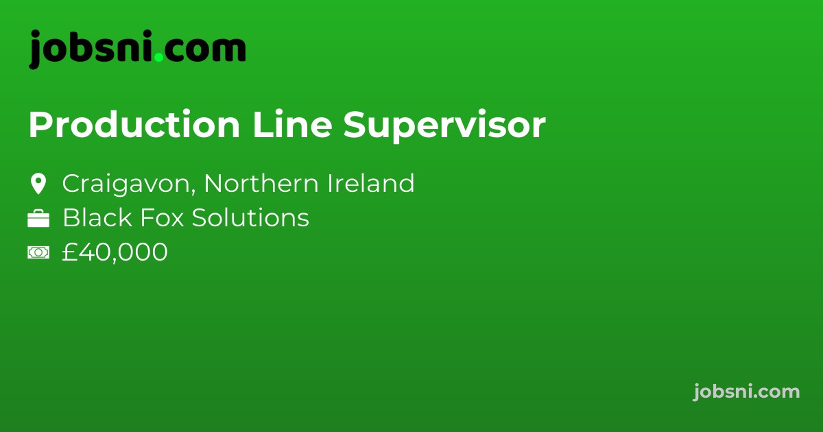 Production Line Supervisor