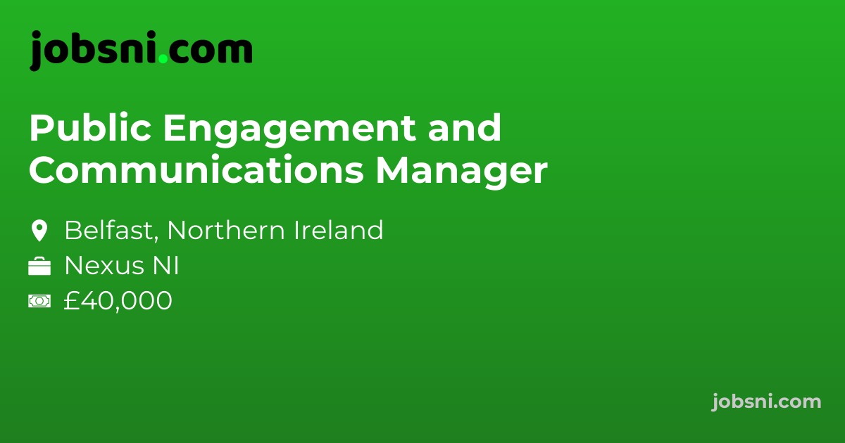 Public Engagement and Communications Manager