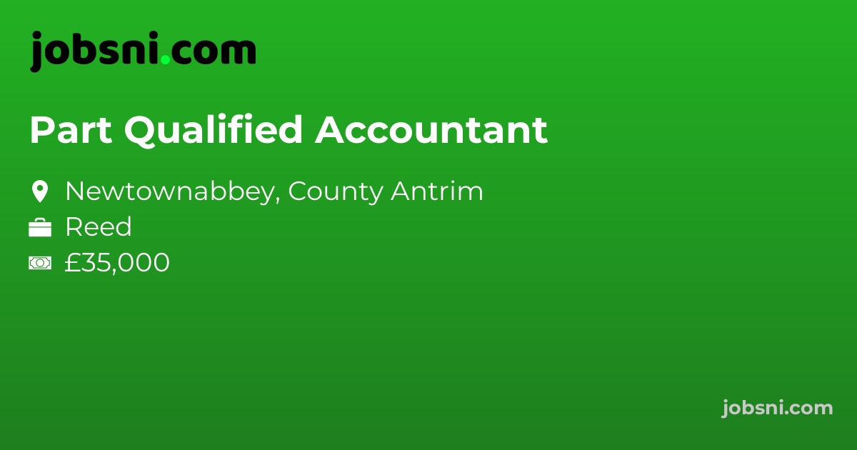 Part Qualified Accountant