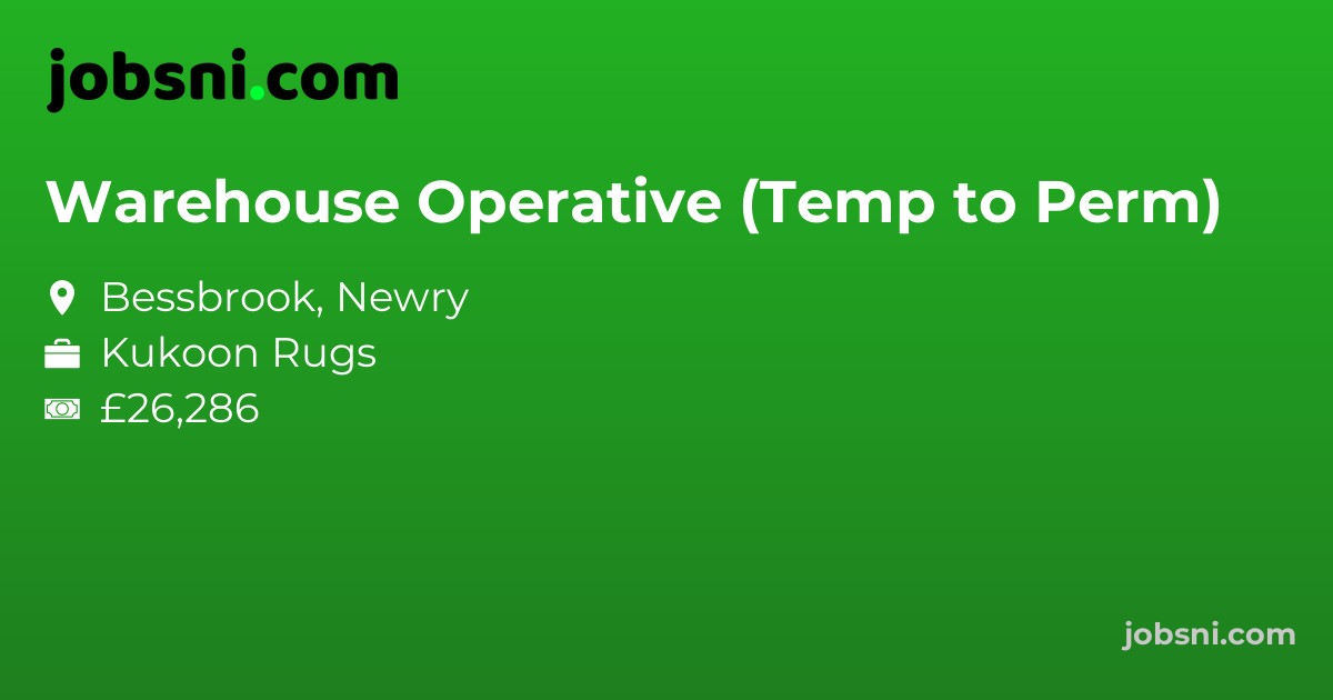 Warehouse Operative (Temp to Perm)