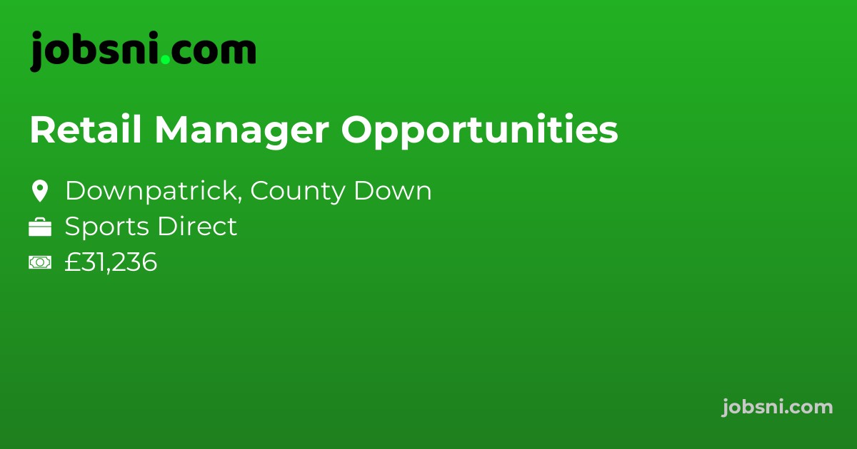 Retail Manager Opportunities