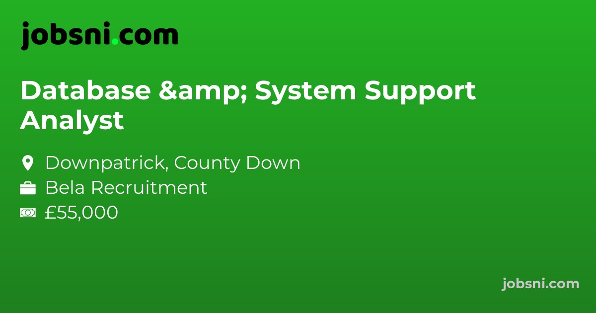 Database & System Support Analyst
