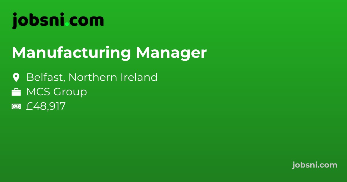 Manufacturing Manager