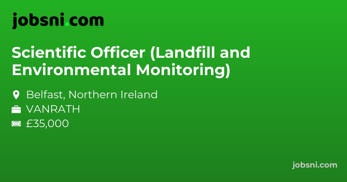 Scientific Officer (Landfill and Environmental Monitoring)
