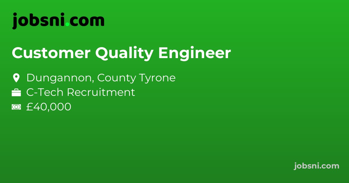 Customer Quality Engineer