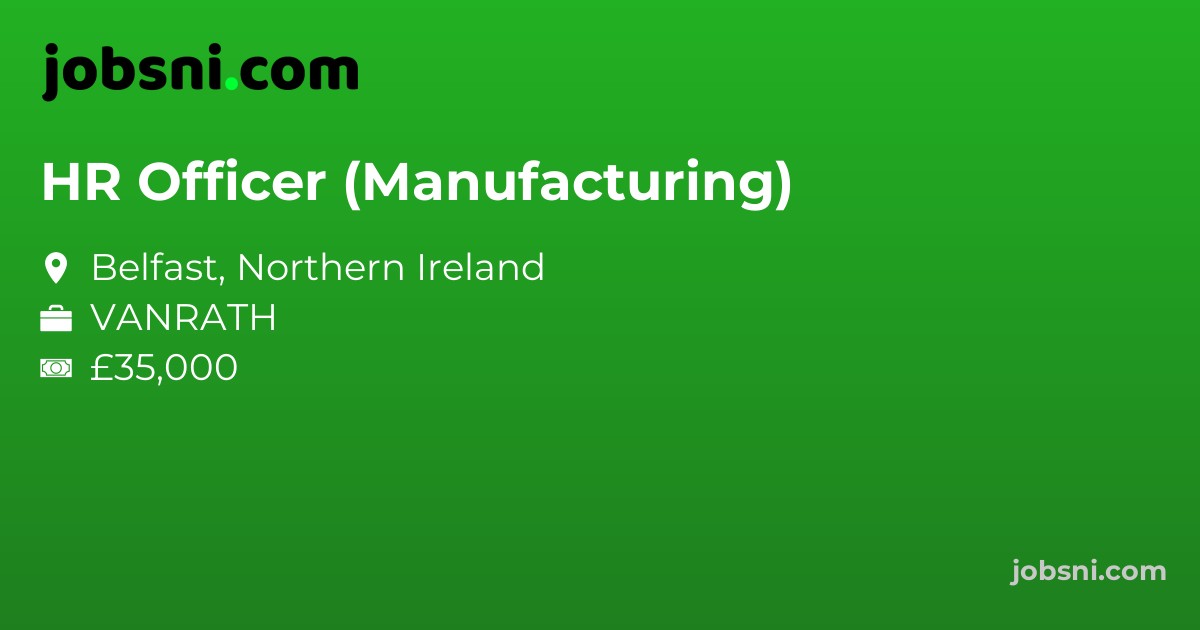 HR Officer (Manufacturing)
