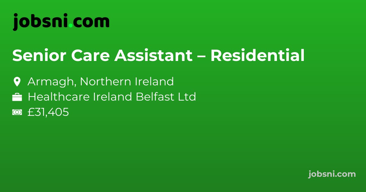 Senior Care Assistant – Residential