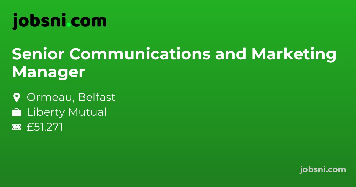 Senior Communications and Marketing Manager