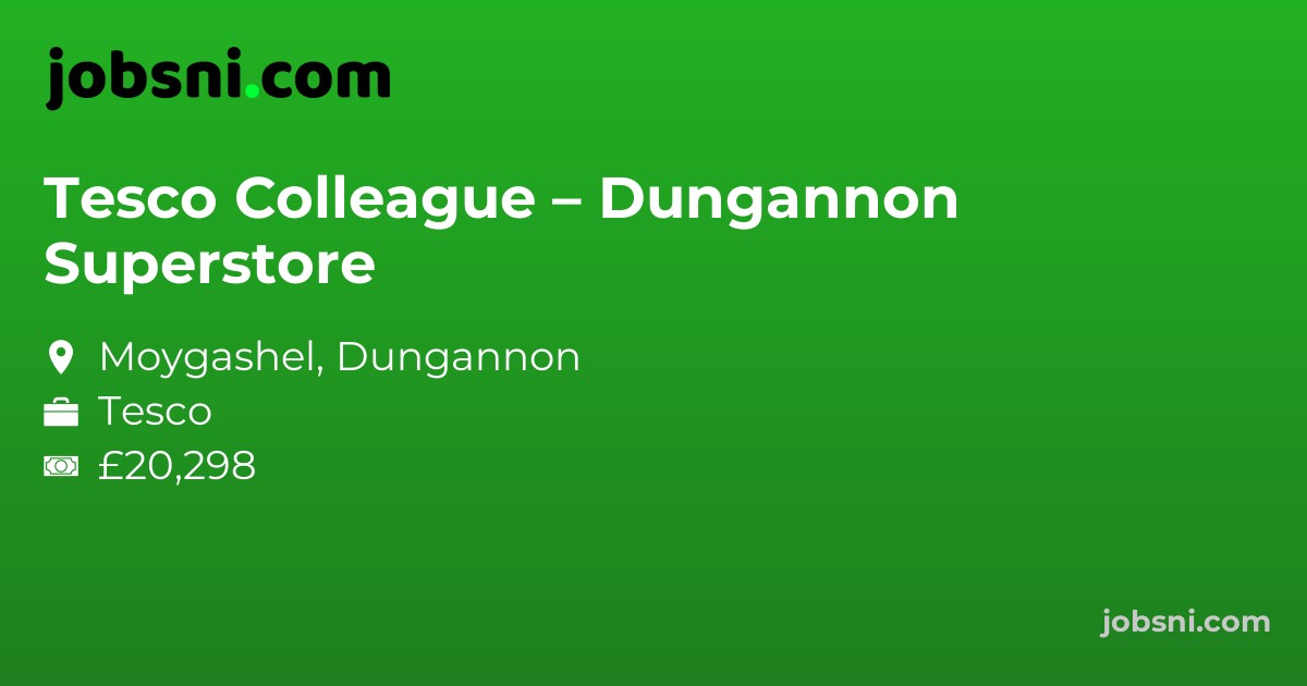 Tesco Colleague – Dungannon Superstore