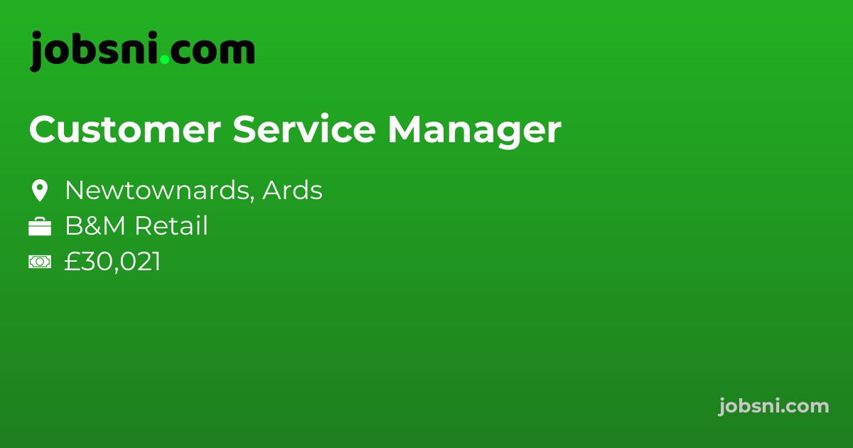 Customer Service Manager