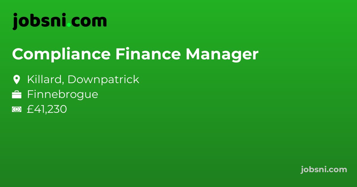 Compliance Finance Manager