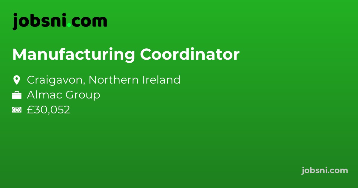 Manufacturing Coordinator
