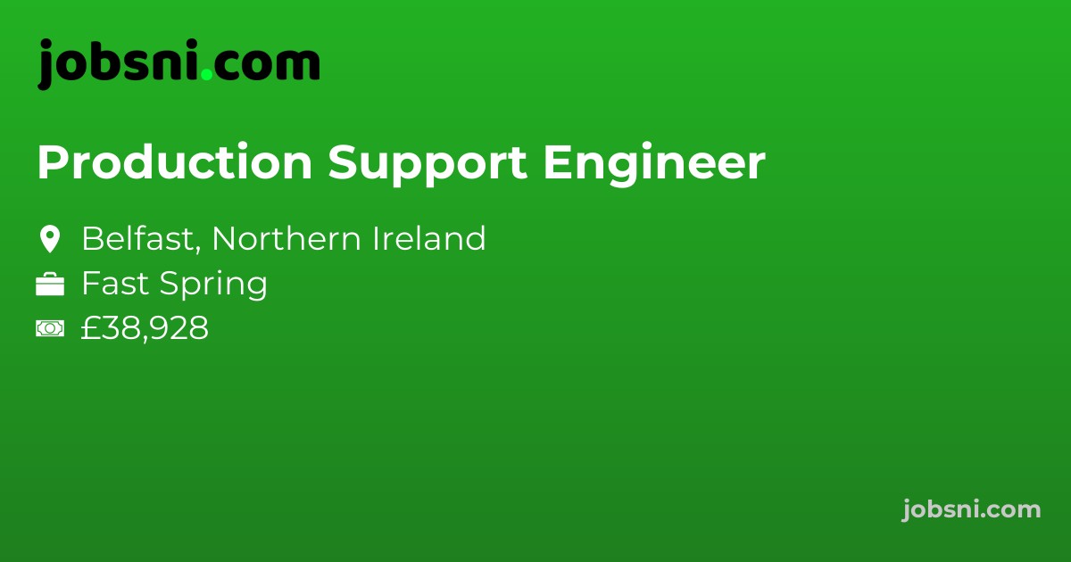 Production Support Engineer