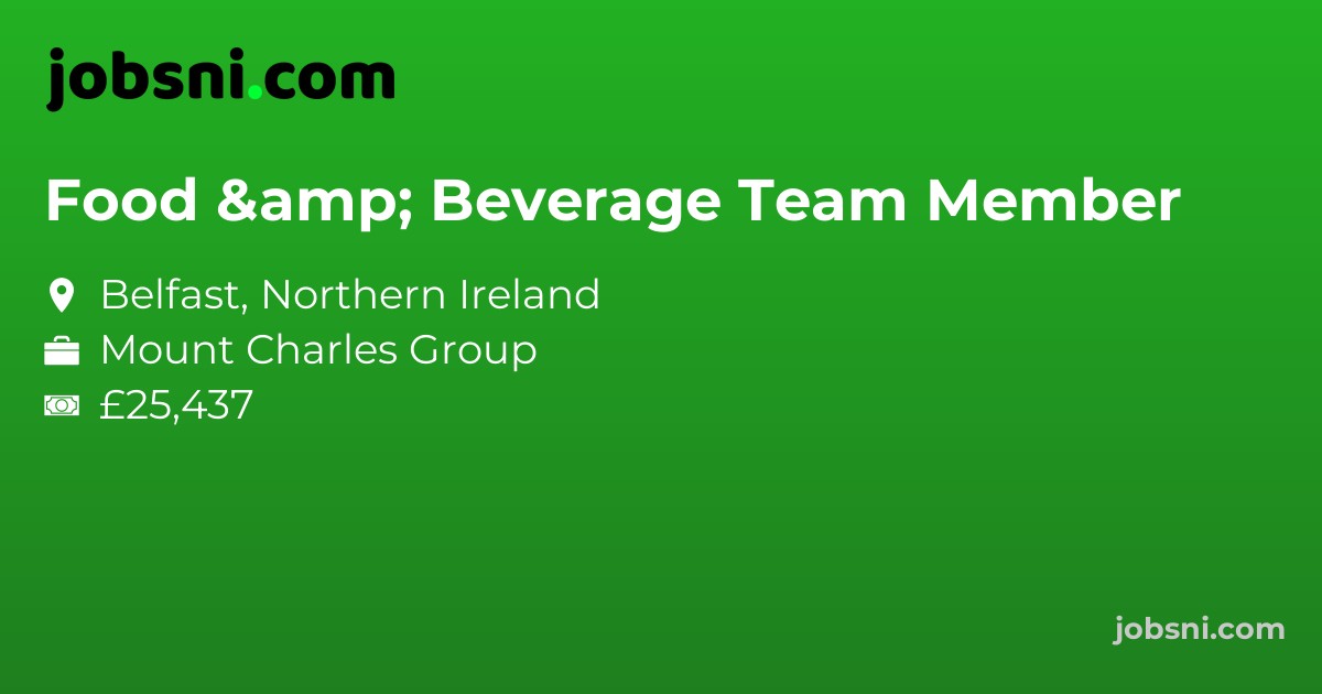 Food & Beverage Team Member